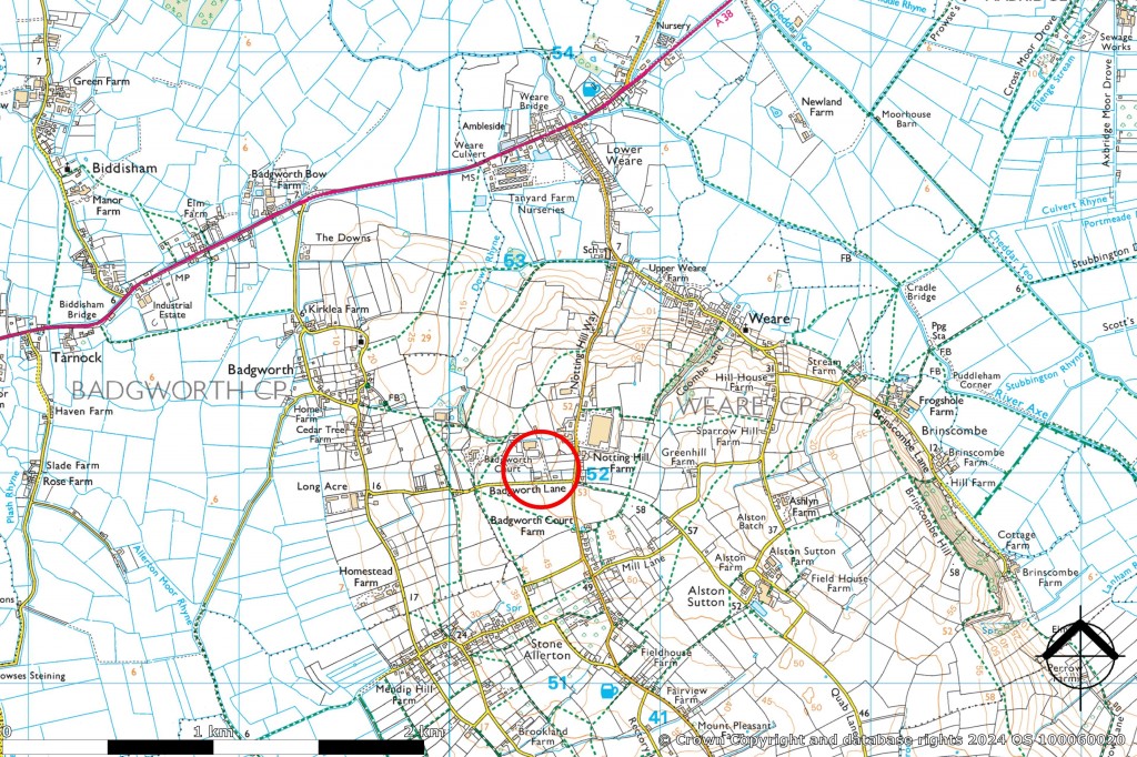 Floorplans For Badgworth Lane, Badgworth, Somerset