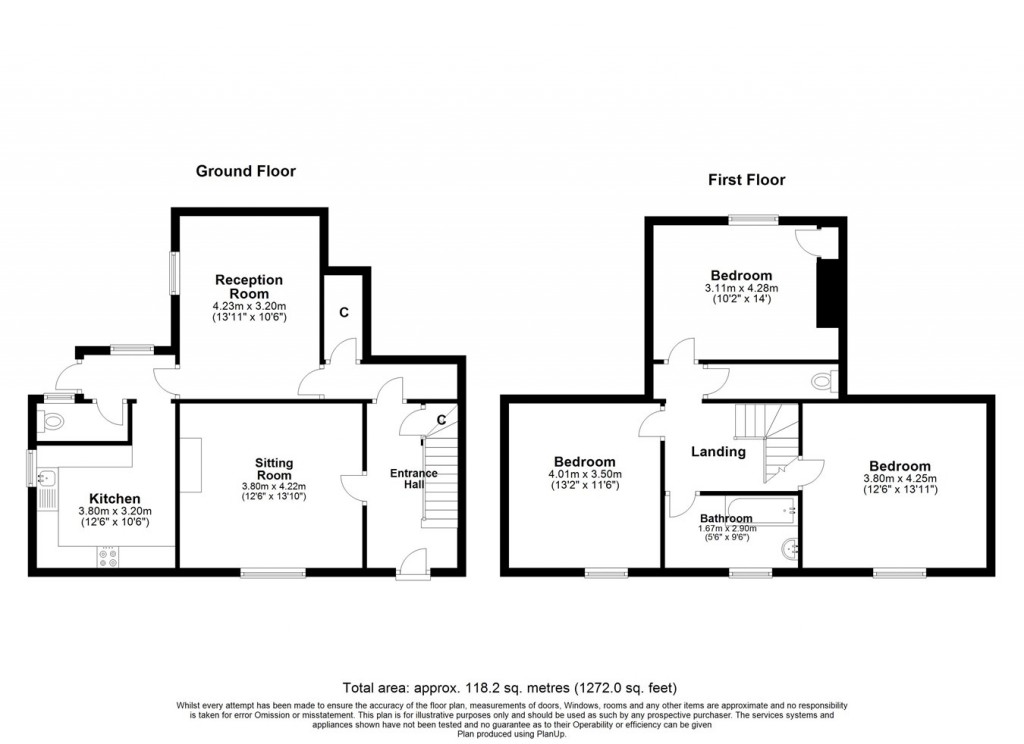 Floorplans For Christchurch Road, Ringwood, BH24