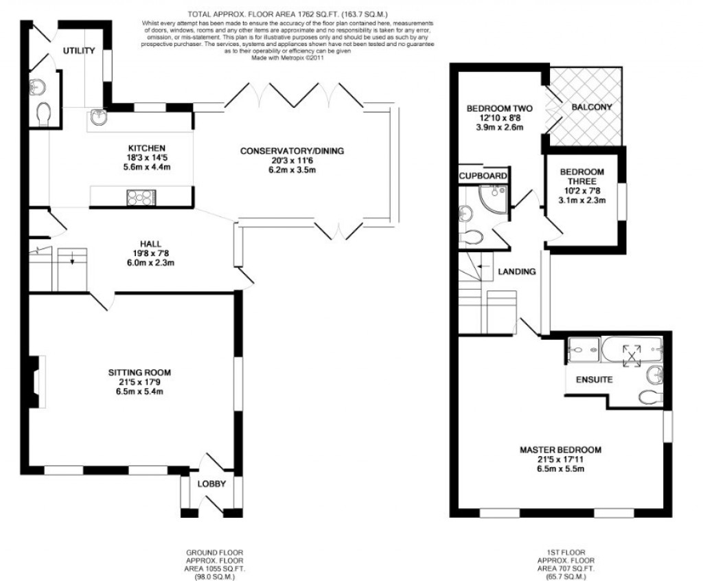 Floorplans For Dark Lane, Hinton, BH23