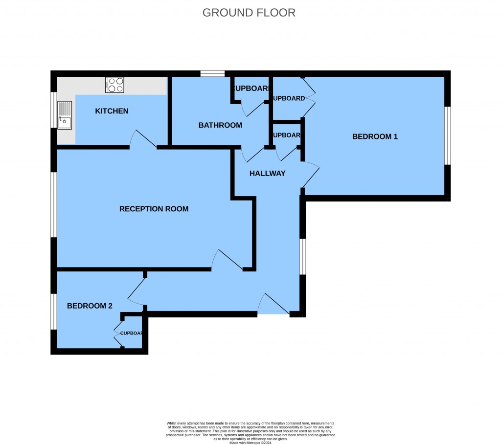 Floorplans For St Martins Way, Battle, East Sussex