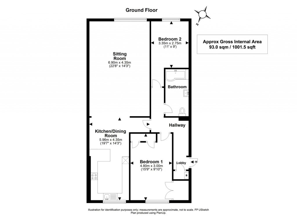 Floorplans For Milford Road, Lymington, SO41
