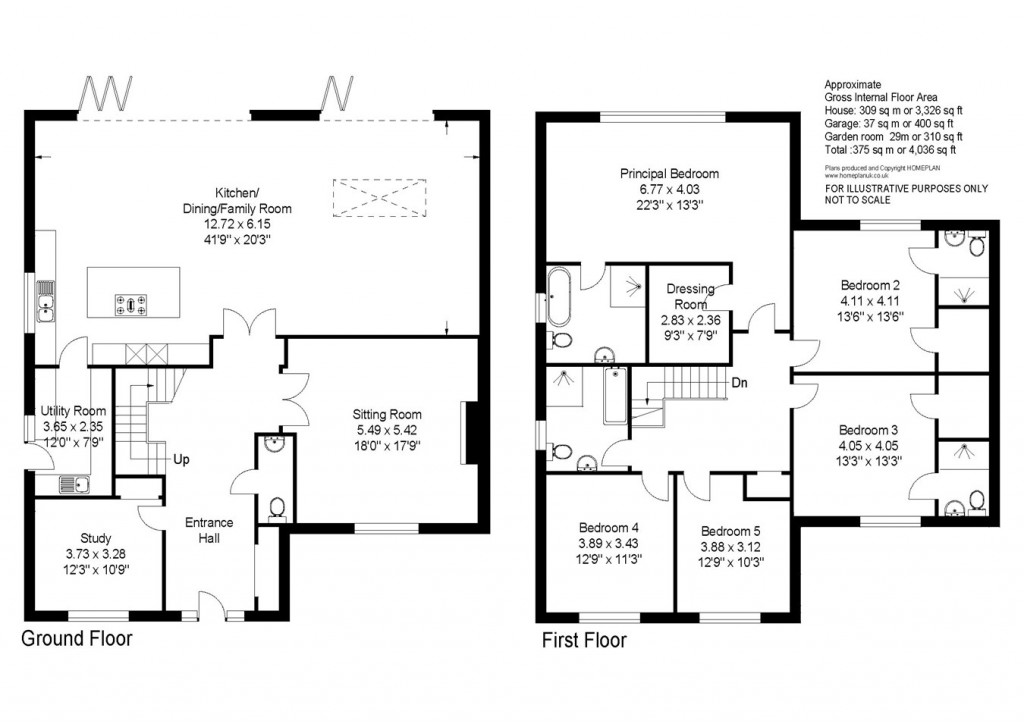 Floorplans For Milford on Sea, Lymington, SO41