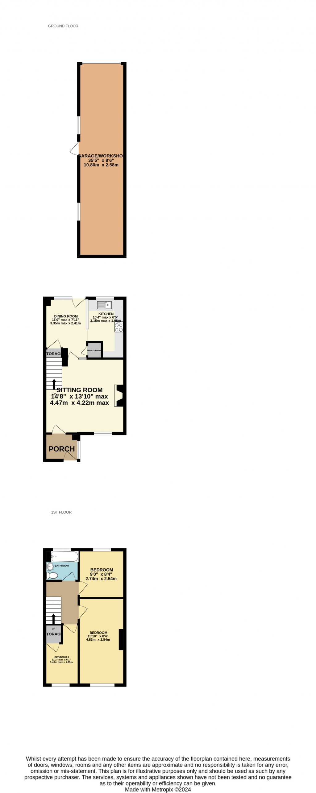 Floorplans For Wickham Way, Shepton Mallet, Somerset