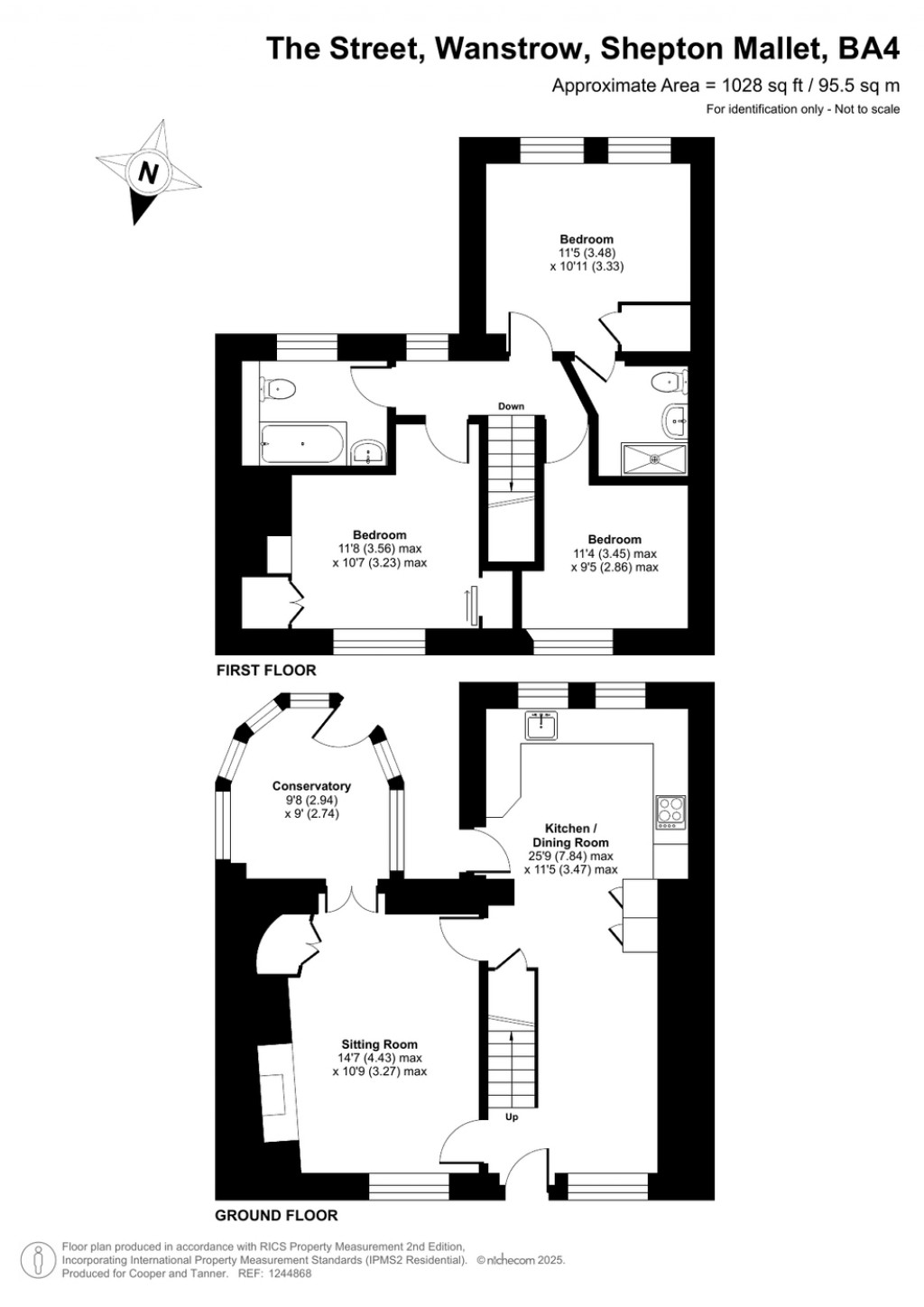 Floorplans For Wanstrow, Somerset