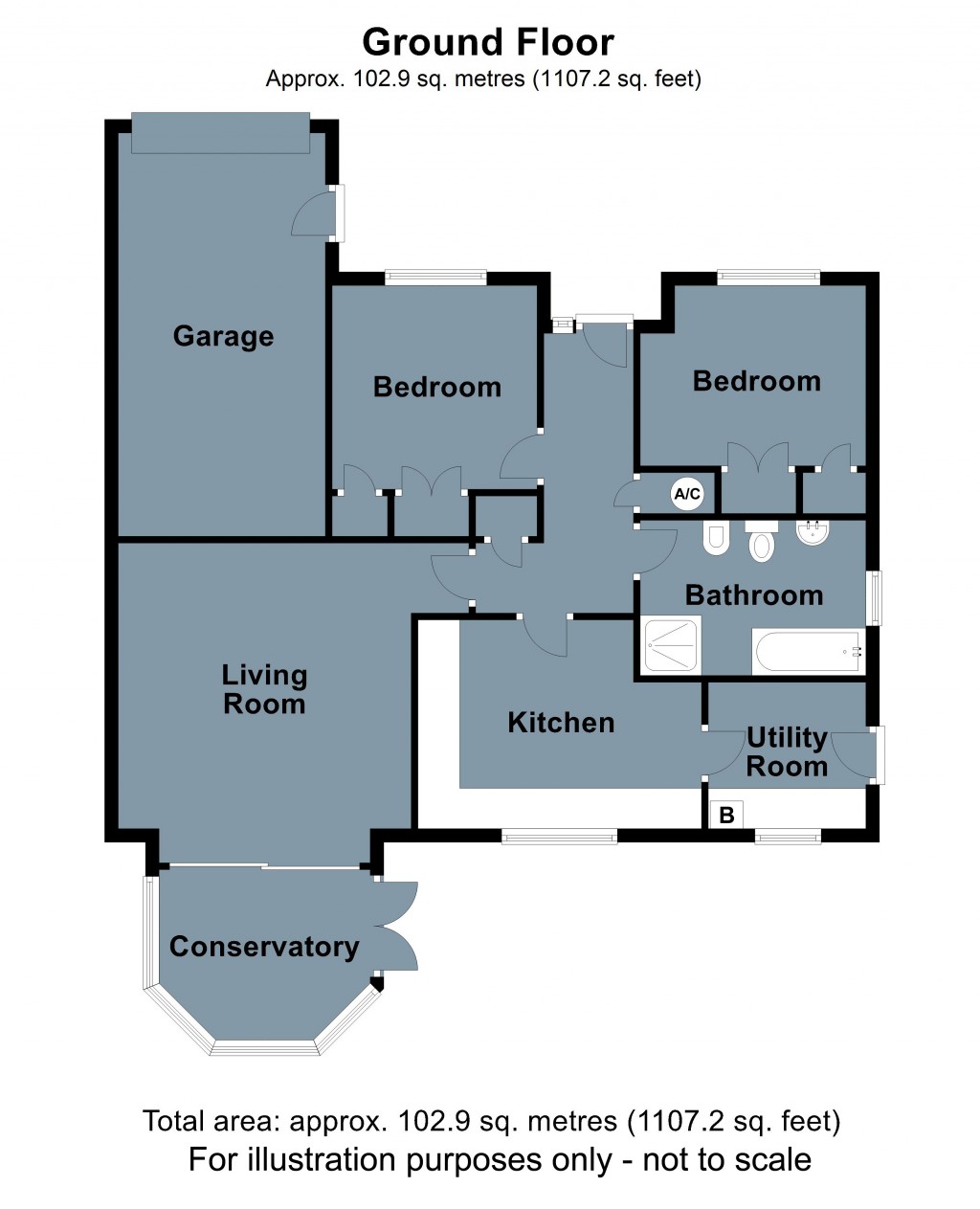 Floorplans For Cottage Lane, Westfield, East Sussex