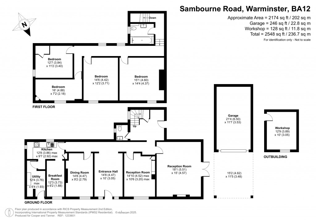 Floorplans For Sambourne Road, Warminster, Wiltshire