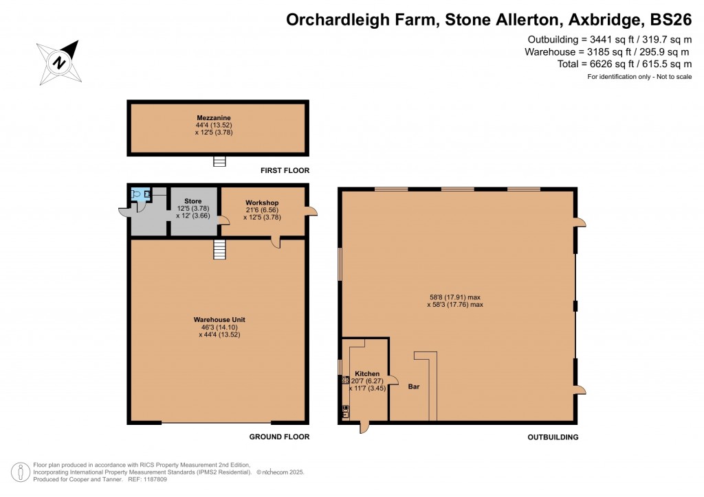 Floorplans For Stone Allerton, Axbridge, Somerset