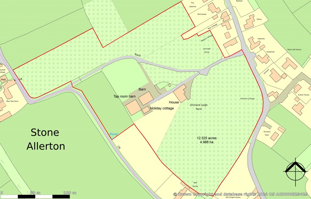 Floorplans For Stone Allerton, Axbridge, Somerset