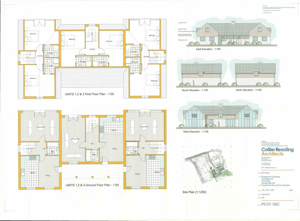 Floorplans For Stone Allerton, Axbridge, Somerset