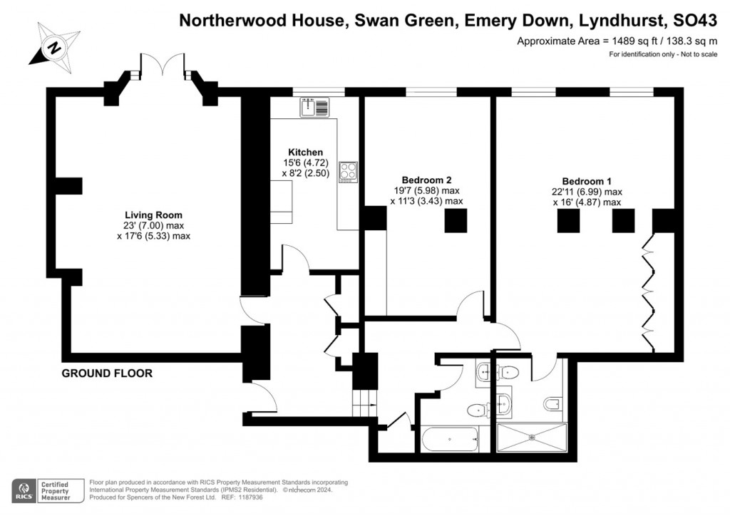 Floorplans For Swan Green, Emery Down, Lyndhurst, SO43