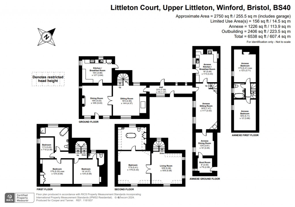 Floorplans For Chew Magna, Bristol, Somerset