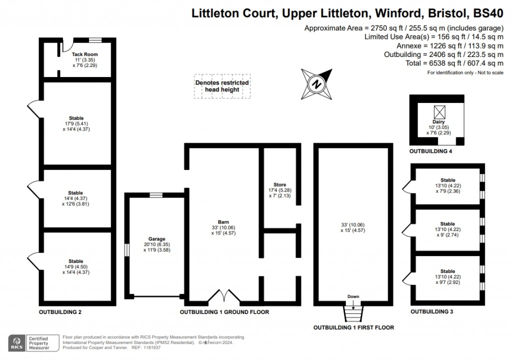 Floorplans For Chew Magna, Bristol, Somerset