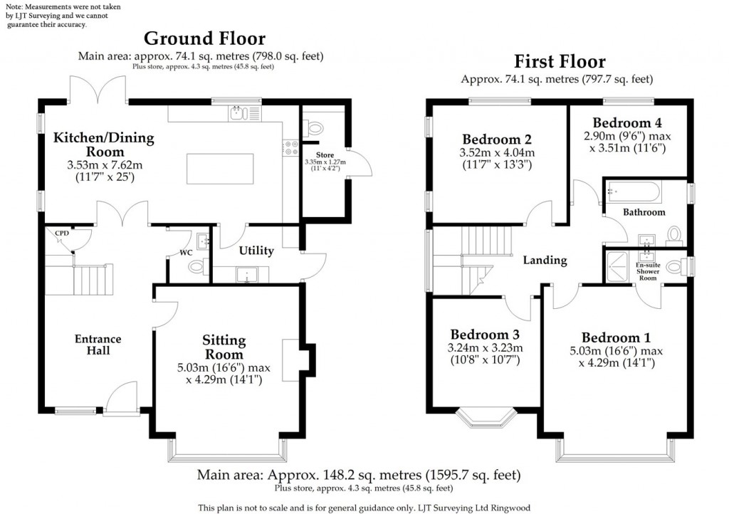 Floorplans For Hayes Avenue, Bournemouth, BH7
