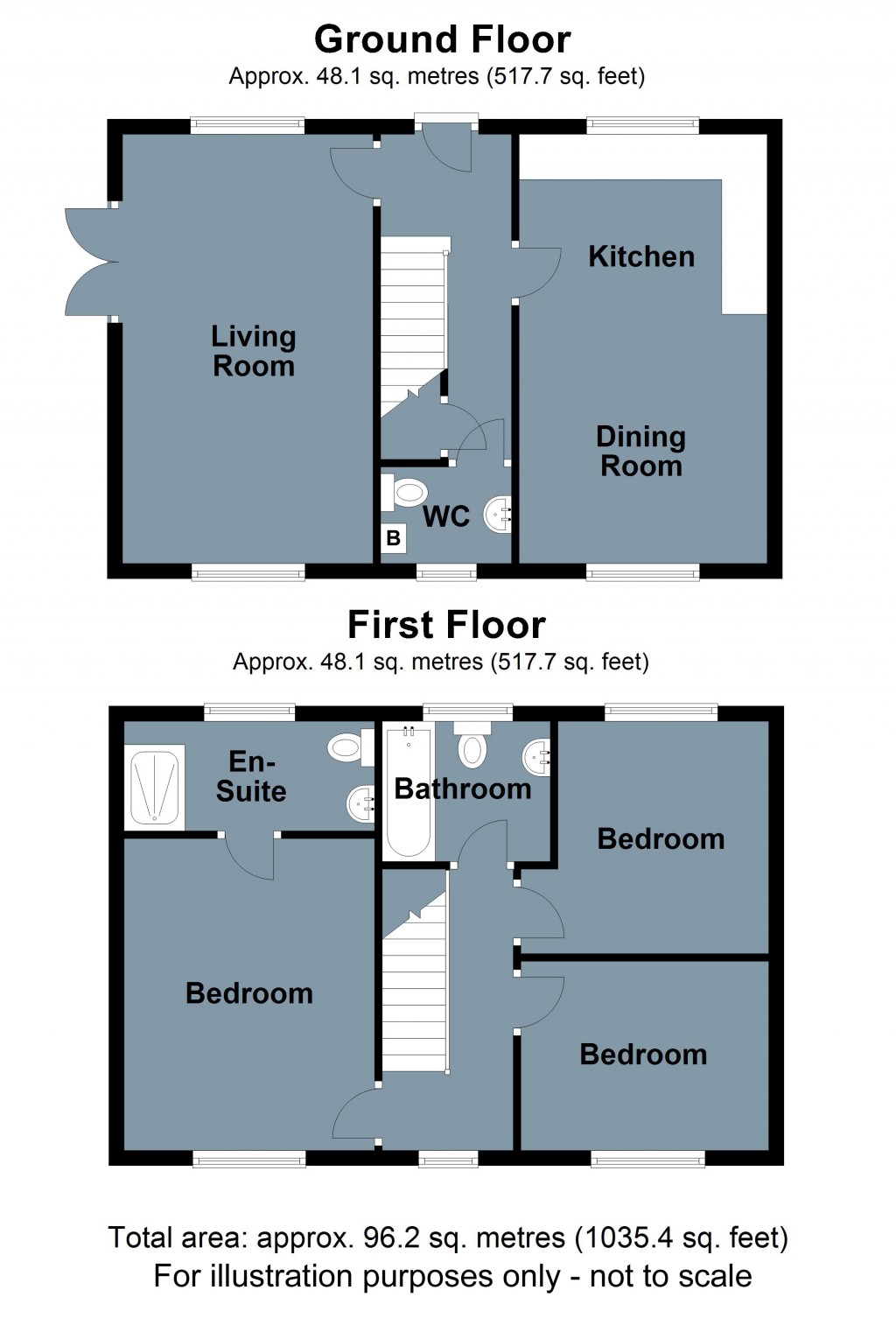 Floorplans For Brede Lane, Sedlescombe, East Sussex