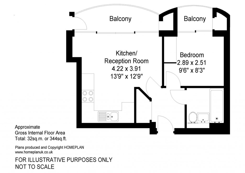 Floorplans For Almansa Way, Lymington, SO41