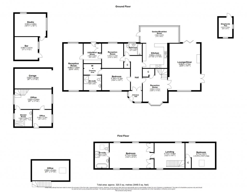Floorplans For Godshill, Fordingbridge, SP6