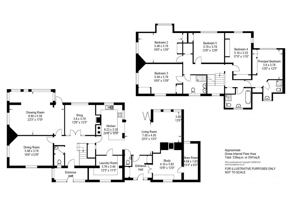 Floorplans For Sharvells Road, Milford on Sea, Lymington, SO41