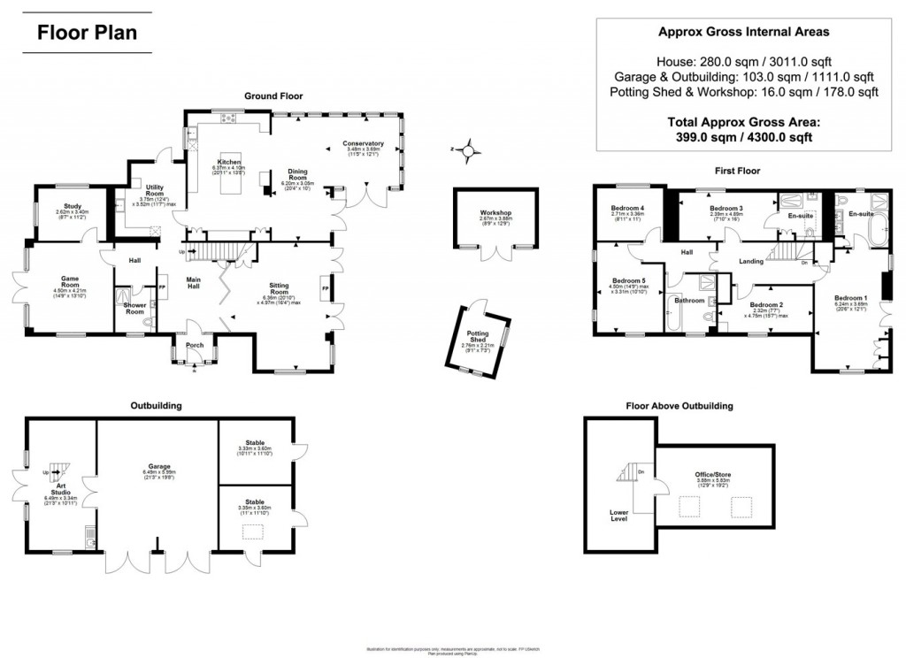 Floorplans For Castle Hill Lane, Burley, Ringwood, BH24