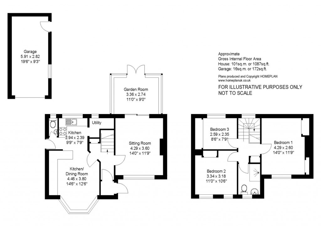 Floorplans For Southampton Road, Lymington, SO41