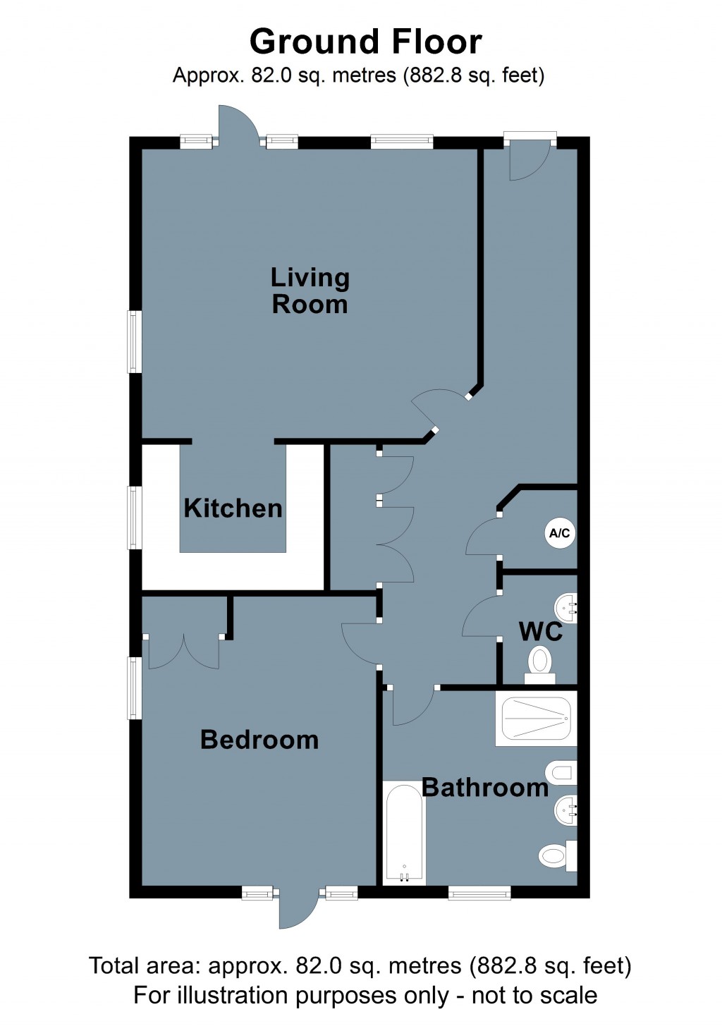 Floorplans For Holycross, Cross in Hand, East Sussex