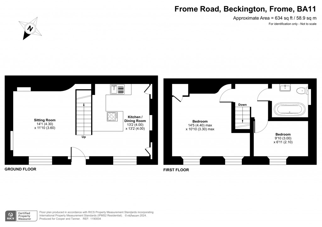 Floorplans For Beckington, Somerset