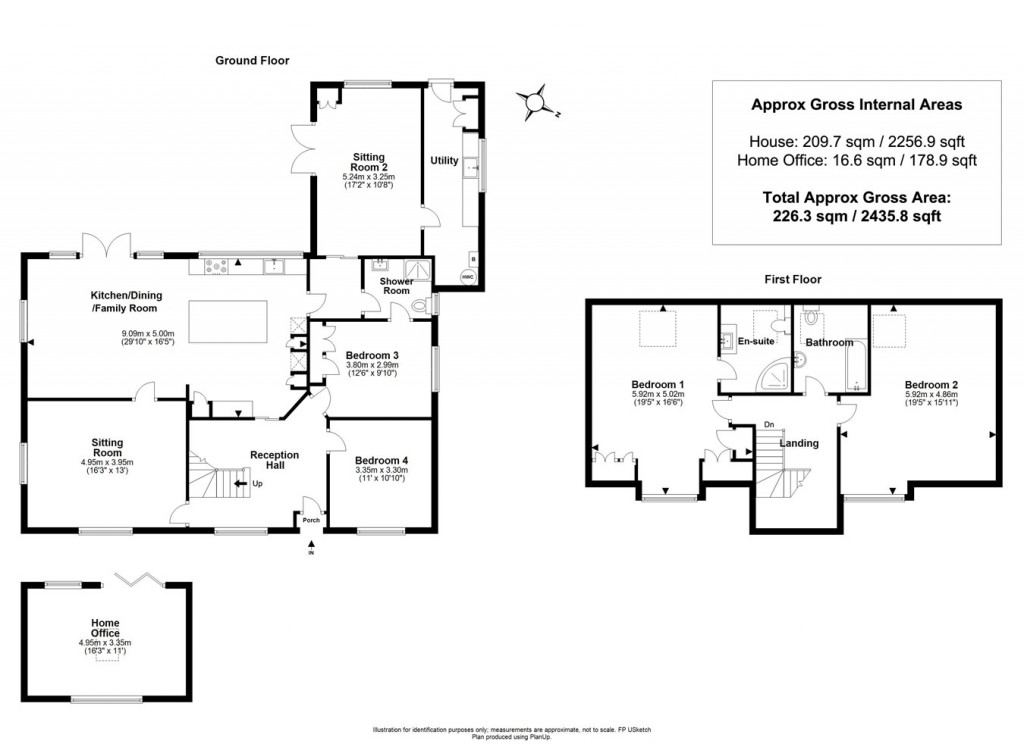 Floorplans For Lower Buckland Road, Lymington, SO41