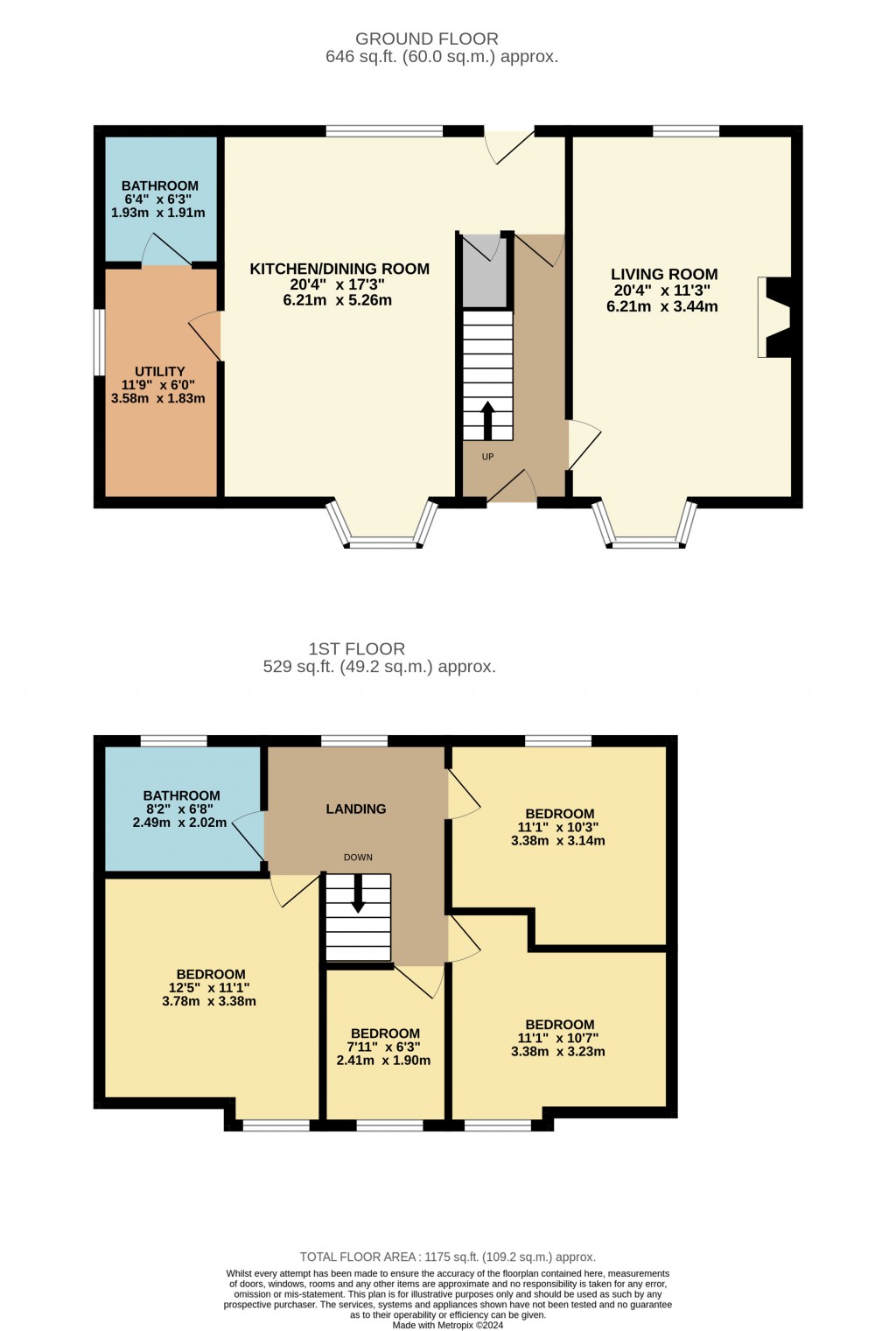 Floorplans For Biddisham, Axbridge