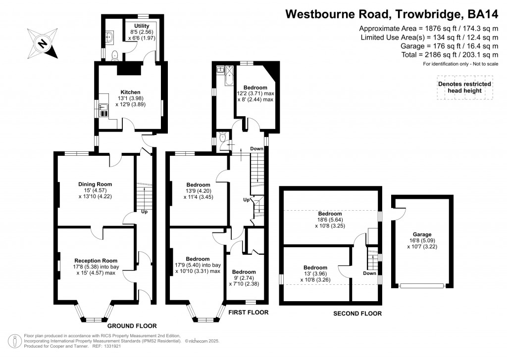 Floorplans For Westbourne Road, Trowbridge, Wiltshire