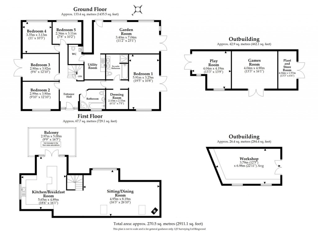Floorplans For Ivy Lane, Blashford, Ringwood, BH24