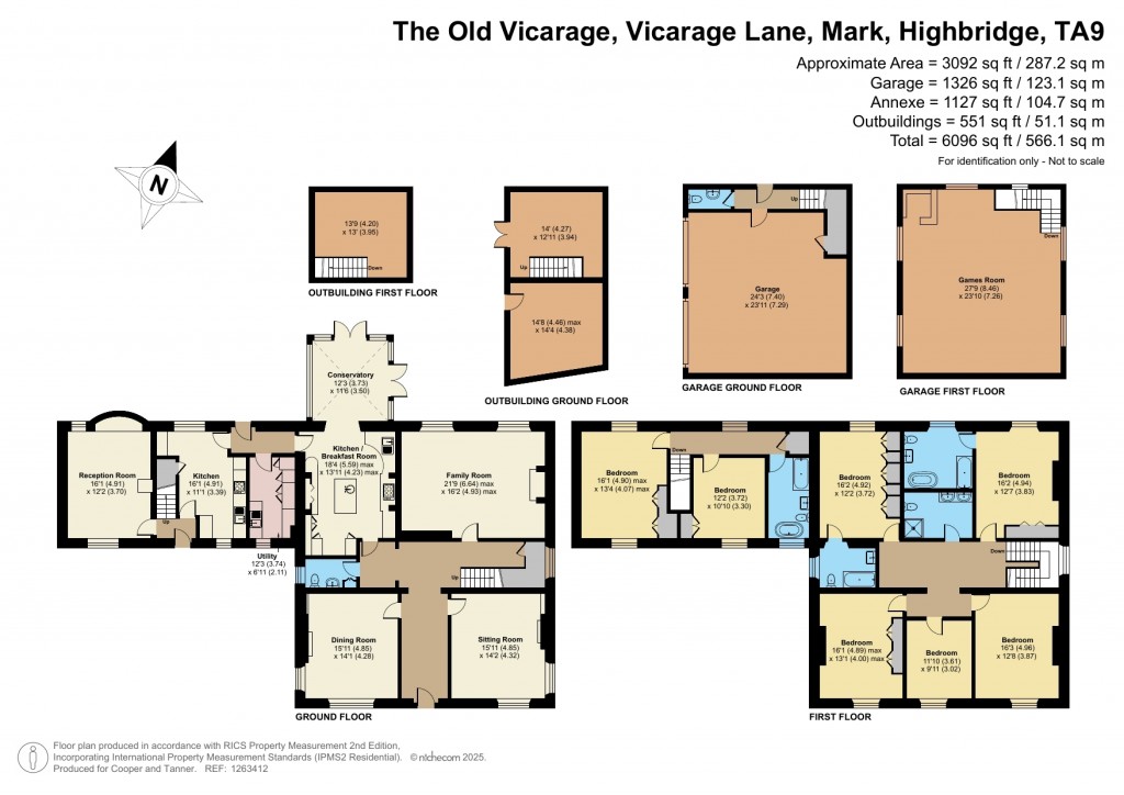 Floorplans For Mark, Highbridge, Somerset