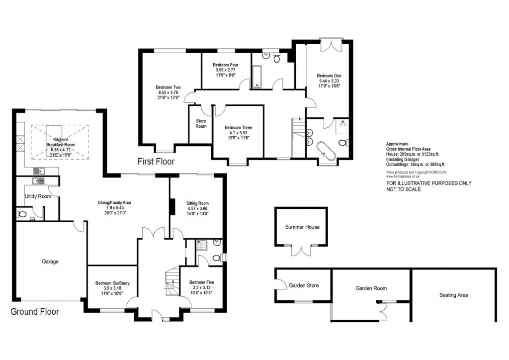 Floorplans For Everton Road, Hordle, Lymington, SO41