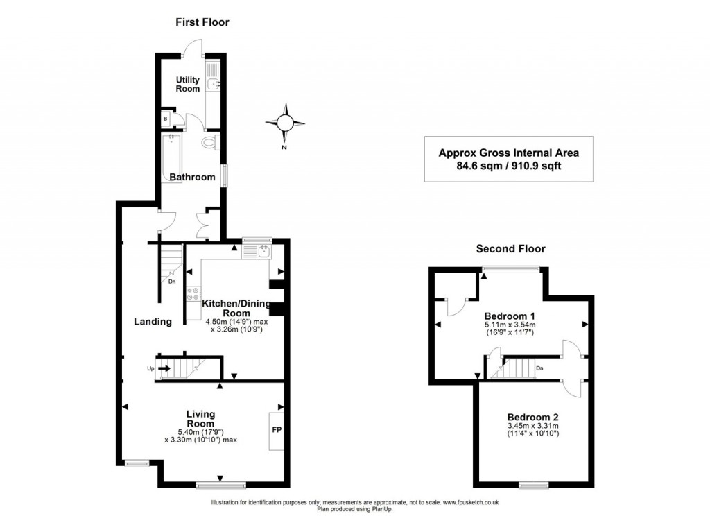 Floorplans For St Thomas Street, Lymington, SO41