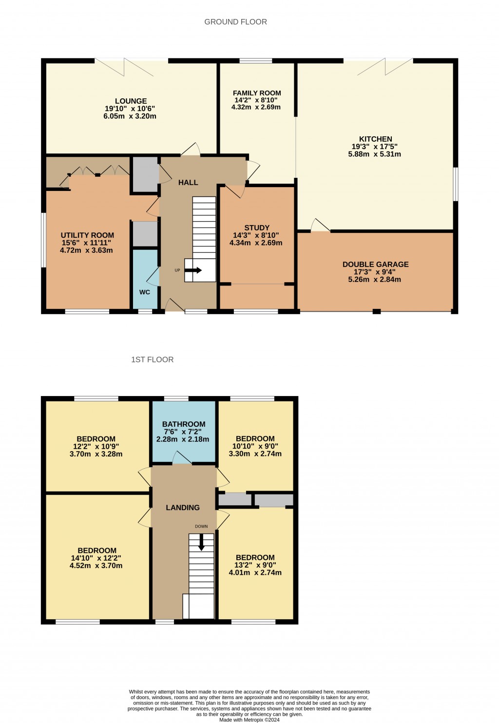 Floorplans For Hippisley Drive, Axbridge, Somerset
