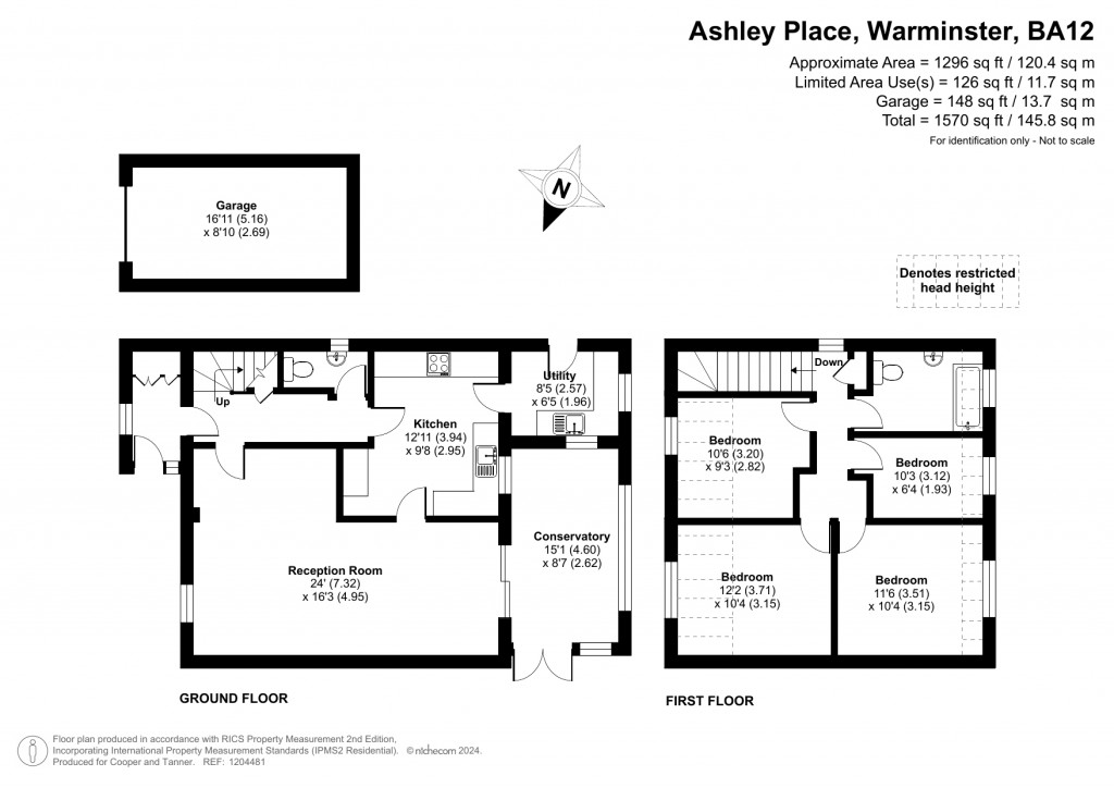 Floorplans For Ashley Place, Warminster, Wiltshire
