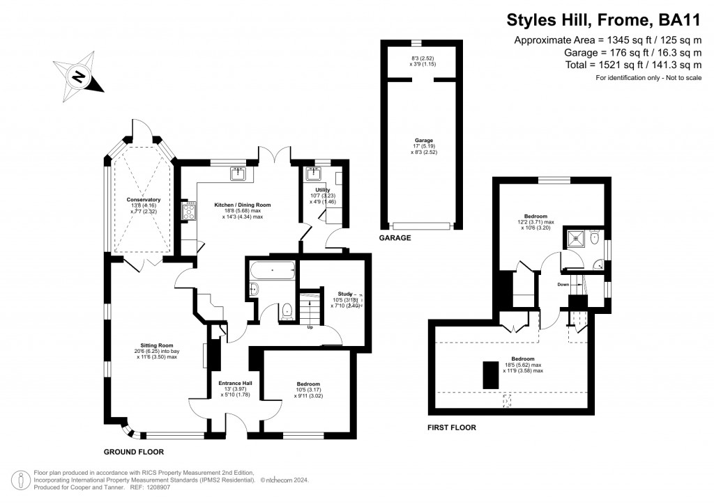 Floorplans For Styles Hill, Frome, Somerset