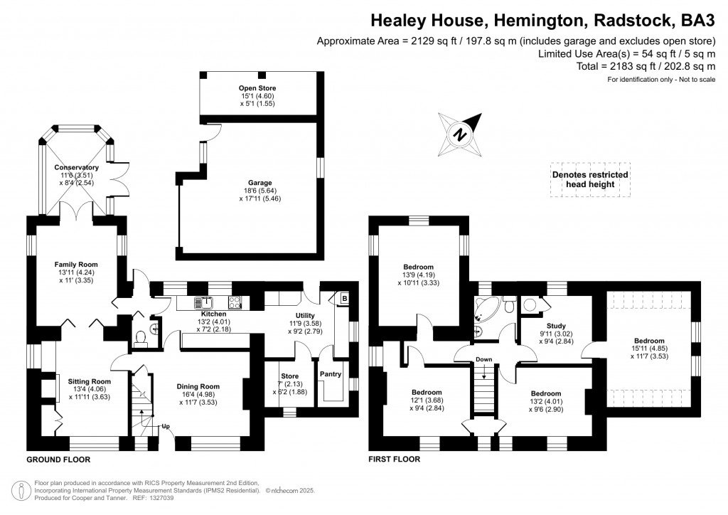 Floorplans For Hemington, Radstock, Somerset