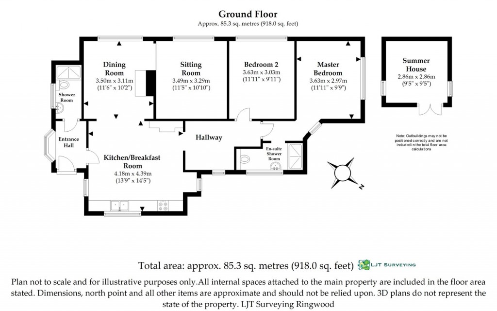 Floorplans For Crow Hill, Crow, Ringwood, BH24