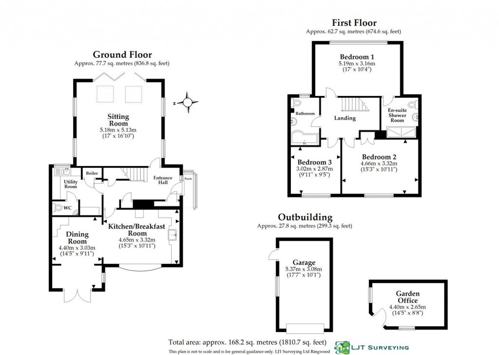 Floorplans For Copse Road, Burley, Ringwood, BH24