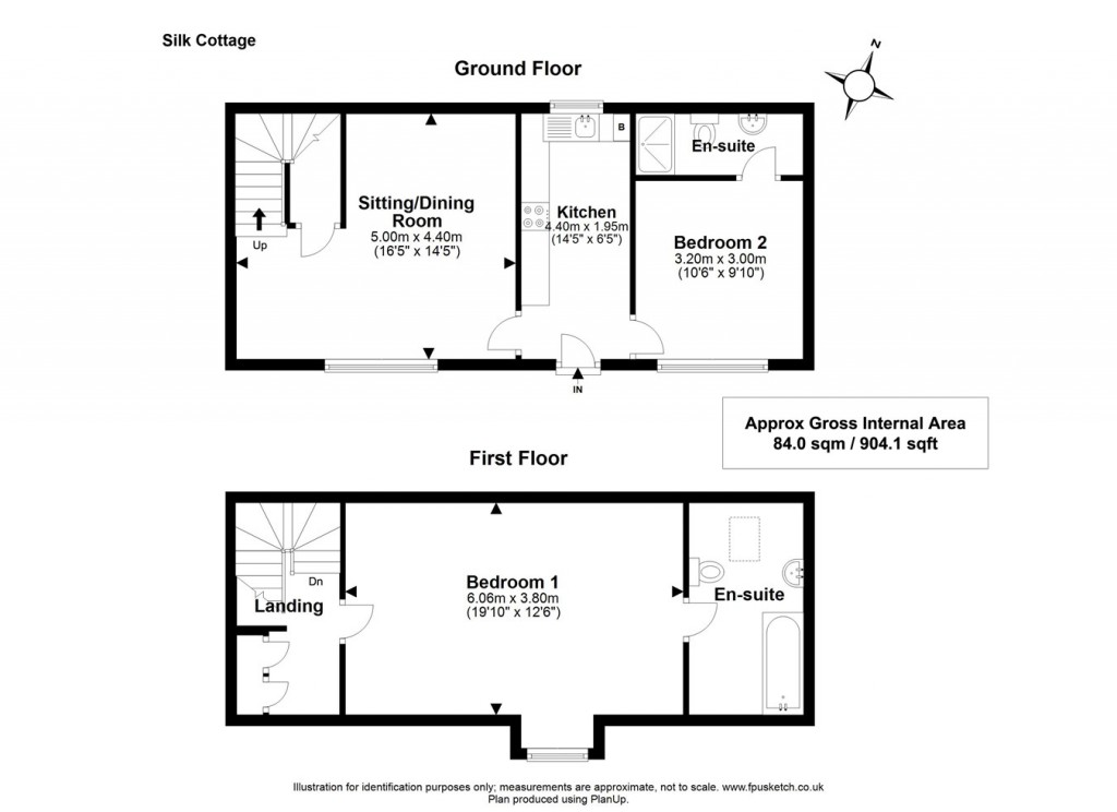 Floorplans For Lower Buckland Road, Lymington, SO41