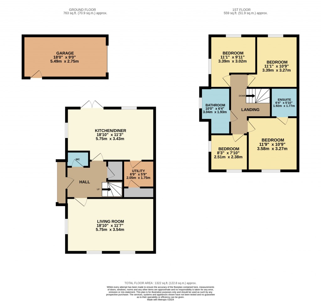 Floorplans For Wedmore Road, Cheddar, Somerset