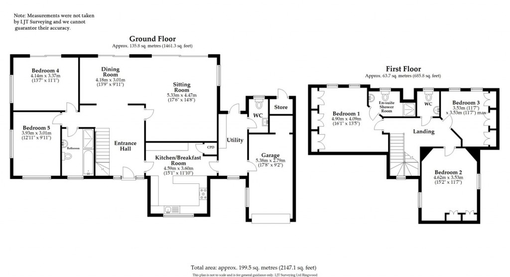 Floorplans For St Ives Park, Ashley Heath, Ringwood, BH24