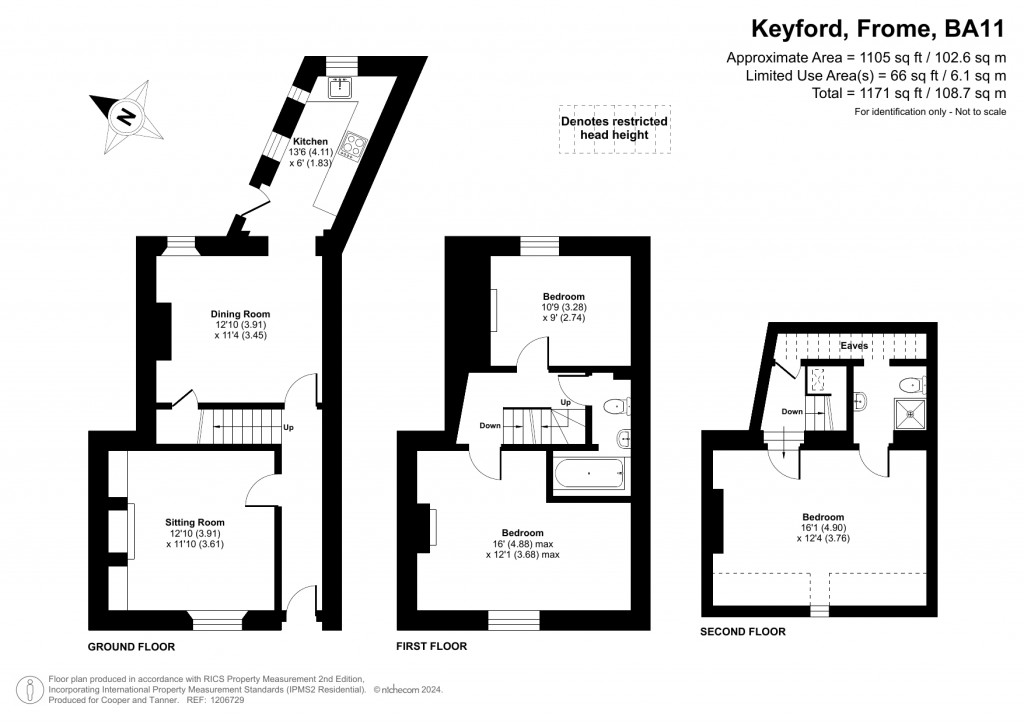Floorplans For Keyford, Frome, Somerset