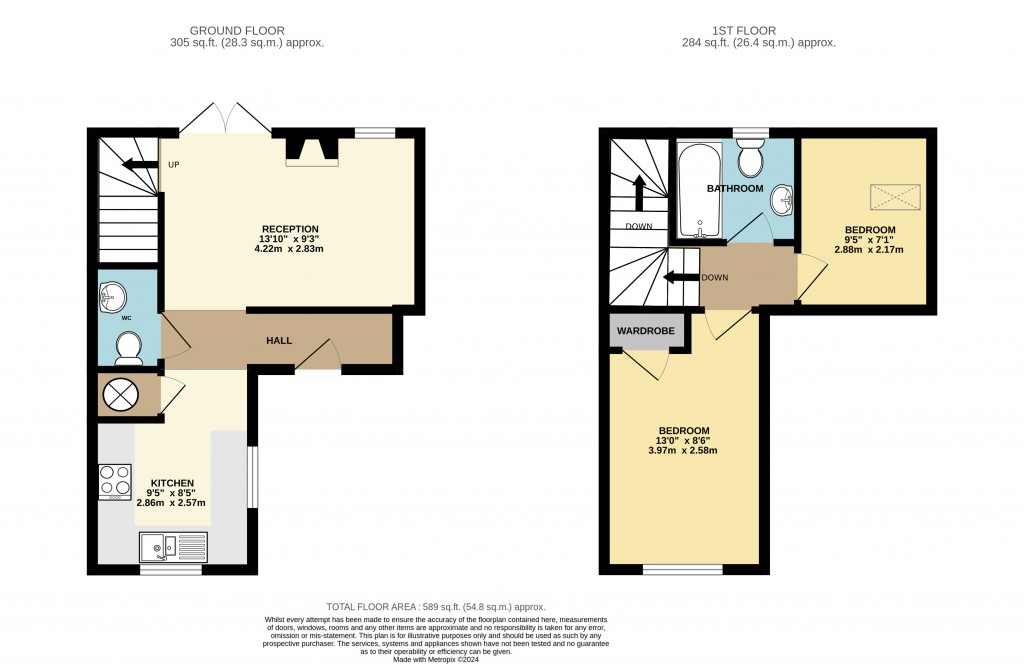 Floorplans For Wookey, Wells, Somerset