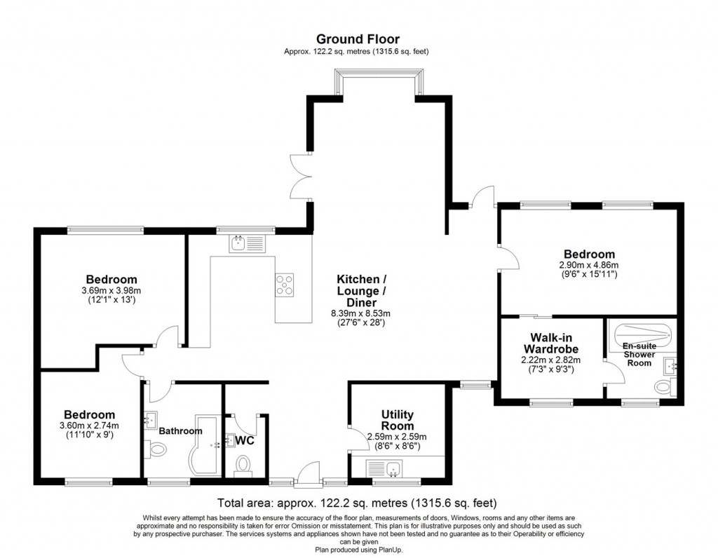 Floorplans For High Street, Woodgreen, Fordingbridge, SP6