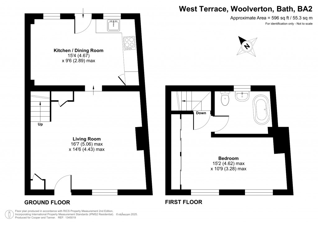 Floorplans For Woolverton, Bath, Somerset