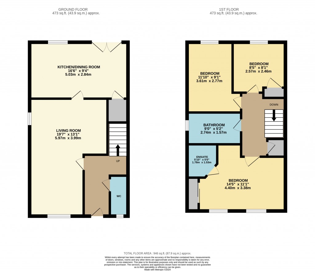 Floorplans For Station Road, Cheddar, Somerset