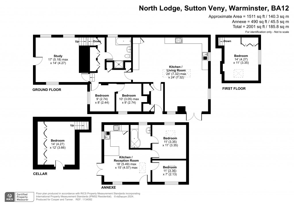 Floorplans For Sutton Veny, Wiltshire