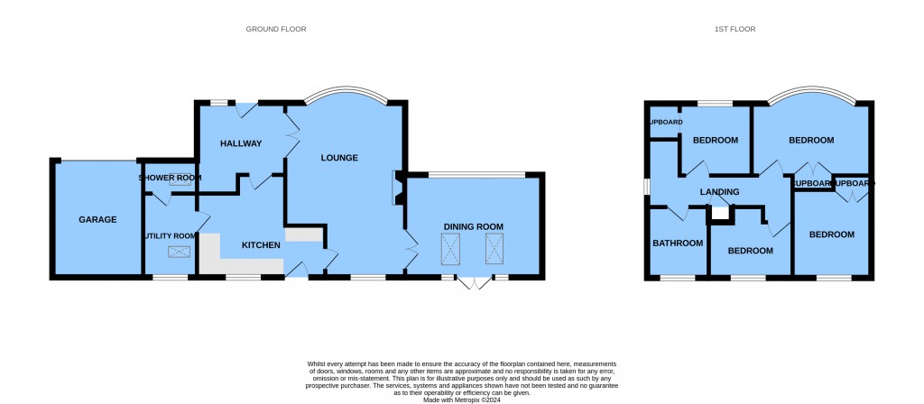 Floorplans For Abbots Close, Battle, East Sussex