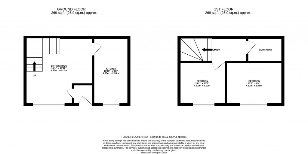 Floorplans For Meare, Somerset