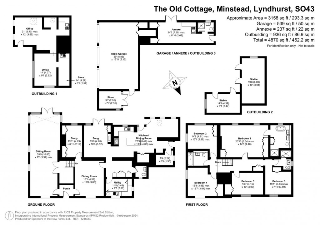 Floorplans For Minstead, Lyndhurst, SO43